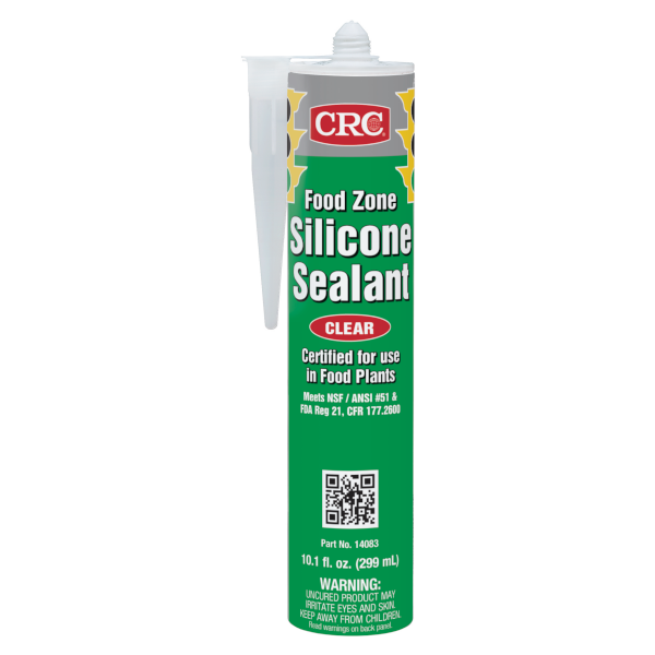 (14083) Food Zone Silicone Sealant, Clear - sold in single units - incl. VAT